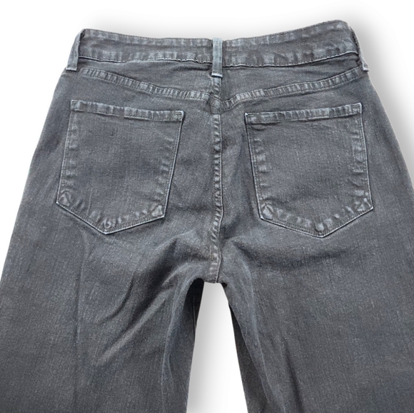 NYDJ Lift Tuck Straight Leg Jeans Mid Rise Slimming Gray Size 2 Long - Picture 6 of 13